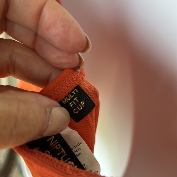 Niptuck swim rust one piece swimsuit size 12 - Picture 6 of 7